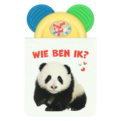 Karton rammelboekje Wie ben ik? Panda