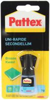 Secondenlijm pattex met kwast flacon 5gr blister - thumbnail