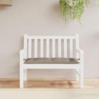 VidaXL Tuinbankkussen 110x50x7 cm oxford stof taupe - thumbnail