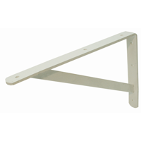 Gebr. Bodegraven plankdrager - 250x400mm - wit epoxy - thumbnail