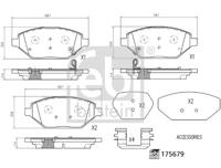 Remblokkenset, schijfrem 175679 - thumbnail