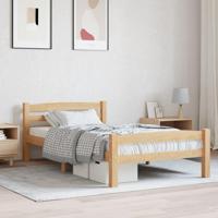 Bedframe massief grenenhout 100x200 cm - thumbnail