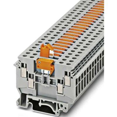 Phoenix Contact 2775265 Doorgangsserieklem 6.2 mm Schroeven Grijs 50 stuk(s)