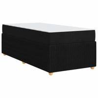 Bedframe Anders Zwart 80 x 200 cm Stof - thumbnail