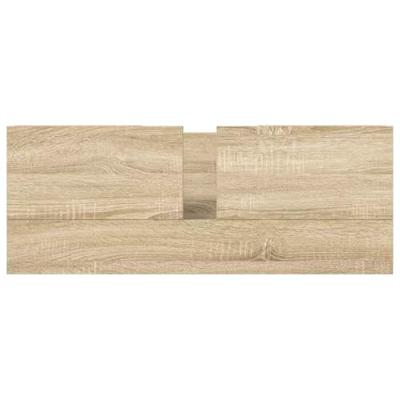 Wastafelkast met lades 90x34,5x60 cm sonoma eikenkleurig