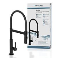 SCHÜTTE eenknopsmengkraan miami matzwart - thumbnail
