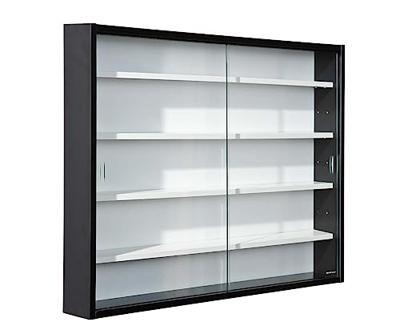 Vitrine Compilati - zwart/wit - 60x80x9,5 cm