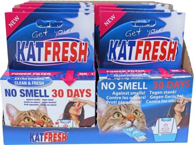 Katfresh kattenbakgeurverdrijver 2 doosjes