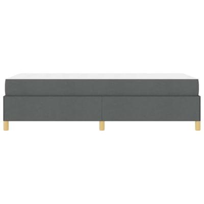 Boxspring bed Zwart en Bruin en Wit 80 x 200 cm Polyester