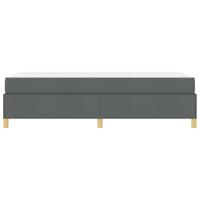 Boxspring bed Zwart en Bruin en Wit 80 x 200 cm Polyester - thumbnail