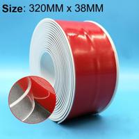 PVC keuken en badkamer waterdicht en meeldauw proof tape grootte: 38mm x 3.2 m (wit) - thumbnail