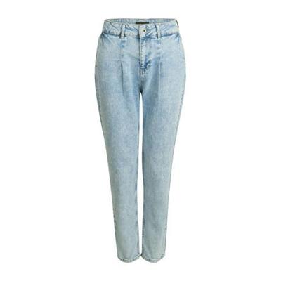 Eksept by Shoeby high waist tapered fit jeans Emma L28 bleached denim Eksept by Shoeby high waist tapered fit jeans Emma L28 bleached denim
