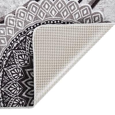 Vloerkleed wasbaar anti-slip 190x300 cm meerkleurig - thumbnail