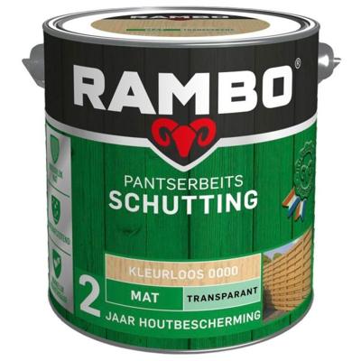 Rambo Pantserbeits Schutting Mat Transparant 2,5 liter - Blank