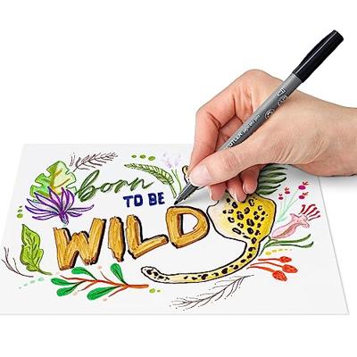 Fijnschrijver pigment pen intens zwart | 10 stuks