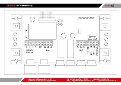 Schabus GX-D250 Luchtkwaliteitssensor Met interne sensor werkt op het lichtnet Detectie van Kooldioxide