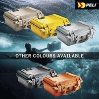 Peli 1450 Stootbestendige Koffer Voor Het Vervoeren Van Kwetsbare Meetinstrumenten En Elektronica, Ip67 Waterdicht, Capaciteit: 15L, Gemaakt In Duitsland, Zonder Schuim, Kleur: Zilver - thumbnail