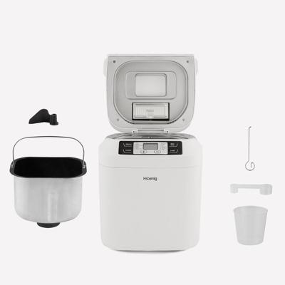 H.KoeNIG BAKE340 - Broodbakmachine met zaden - 12 programma's - 3 kookstanden - 550W - 2 maten: 650 of 800g - LCD scherm