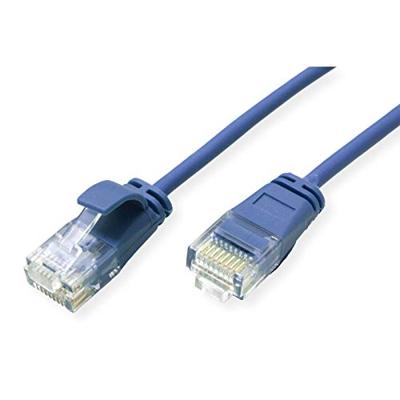 ROLINE UTP Data Center Patchkabel Cat.6A (Class EA), LSOH, extra dun, blauw, 3 m