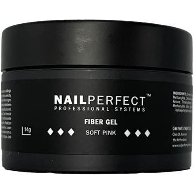 NailPerfect Gel Fiber Gel Soft Pink 14gr