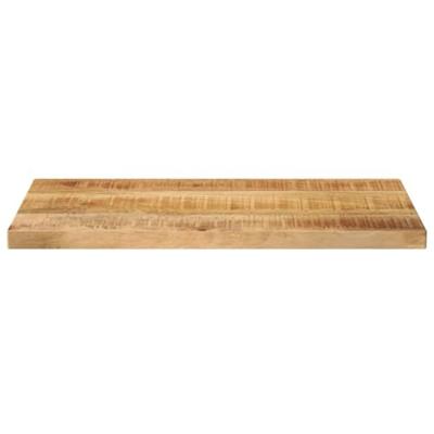 Tafelblad rechthoekig 50x30x2,5 cm massief ruw mangohout