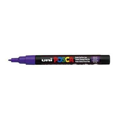 Paintmarker uni posca pc3m f paars | 6 stuks Paintmarker uni posca pc3m f paars | 6 stuks