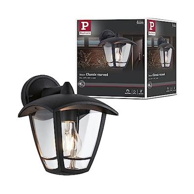 Paulmann 94392 Wandlamp E27 Helder, Zwart