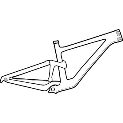 LIZARD SKINS Clear protective frame wrap - cable rub kit