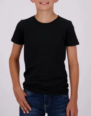 Vingino jongens onder T-shirt ronde hals 72202 - 128 - Zwart - 128 - 128 - 128
