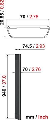 Vogels CABLE 8 TV accessoire Zwart