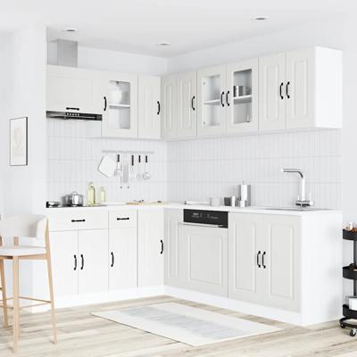 11-delige Keukenkastenset Kalmar bewerkt hout sonoma eikenkleur