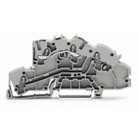 WAGO 2003-7651 Installatie-etageklem 5.20 mm Spanveer Toewijzing: N Grijs 50 stuk(s) - thumbnail