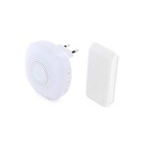 Chacon Draadloze deurbel set 100m plug-in batterijloos wit - 8415111 - thumbnail