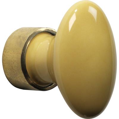 Meubelkn.pors.Ovaal 33mm MGO/mosterd