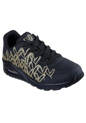 Skechers Uno Shiny One 177142/BKGD Zwart / Goud-36 maat 36