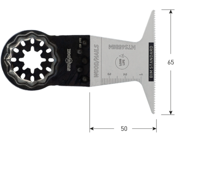Rotec MTS65 | BIM | Hout/Spijkers | Starlock Invalzaagblad | 65x50 - 517.1150