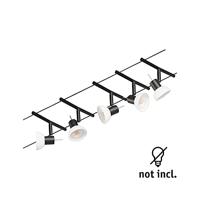 Paulmann Wire Systems 94450 Kabelsysteem compleet GU5.3 Zwart (mat), Chroom - thumbnail