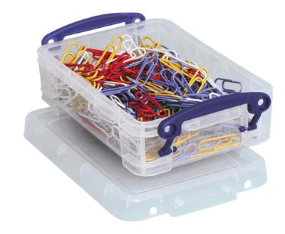 Really Useful Box 0,35 liter, transparant Really Useful Box 0,35 liter, transparant