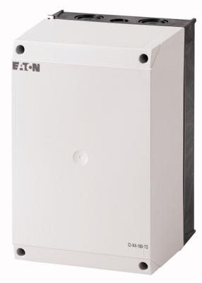 Eaton CI-K4-160-TS 206890 Lege behuizing Voor DIN-rail montage (l x b x h) 160 x 160 x 240 mm Grijs-wit (RAL 7035), Zwart (RAL 9005) 1 stuk(s) Piece