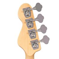 Vintage V40BLK Coaster Series Gloss Black elektrische basgitaar - thumbnail