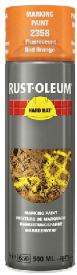 Rust-Oleum markeerverf - Hard Hat - heldergeelmat - 0.5l - spuitbus