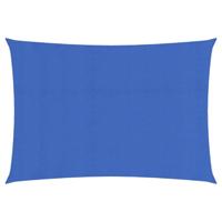 VidaXL Zonnezeil 160 g/m² rechthoekig 3,5x5 m hdpe blauw - thumbnail