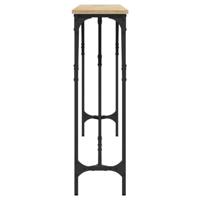 Wandtafel 180x23x75 cm bewerkt hout sonoma eikenkleurig - thumbnail