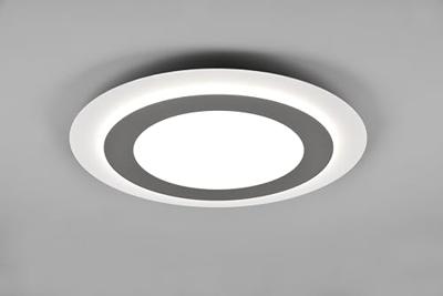 Trio Ronde design plafondlampMorgan nikkel - 641519207