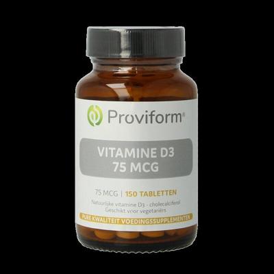Vitamine D3 75mcg 150 Tabletten