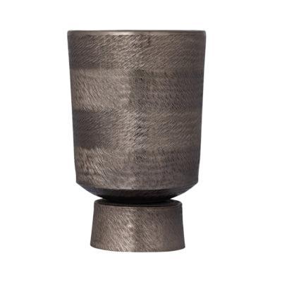 PTMD bloempot erga aluminium s grijs 30 cm | 4 stuks