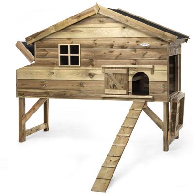 Voldux Kippenhok Jasper XL 204 x 89 x 169 cm Voldux Bruin