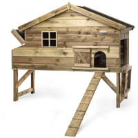 Voldux Kippenhok Jasper XL 204 x 89 x 169 cm Voldux Bruin - thumbnail