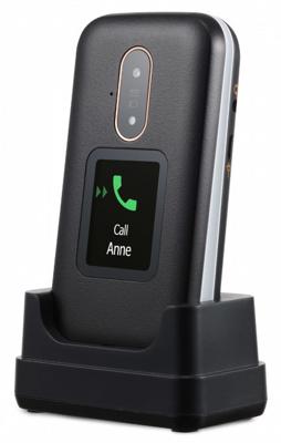 Doro 6880 4G Eenvoudige Klaptelefoon Wit/Zwart Doro 6880 4G Eenvoudige Klaptelefoon Wit/Zwart