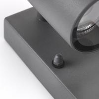 QAZQA Buitenwandlamp antraciet IP44 met bewegingssensor - Solo - thumbnail